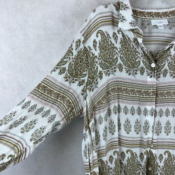 J.Jill PaisleyButton Up Dress/Tunic  - Picture 5 of 9